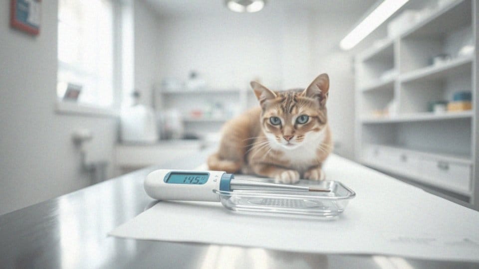 Jak zmierzyć temperaturę u kota?