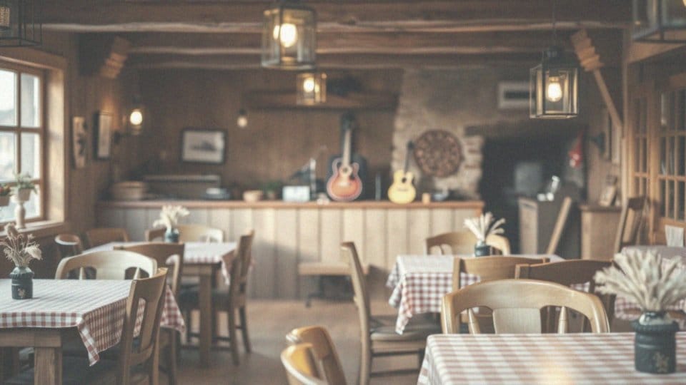 Co wyróżnia atmosferę jedzenia w restauracjach Ustronia?