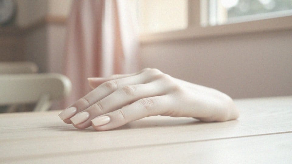 Jakie neutralne kolory paznokci można wybrać do różowej sukienki?