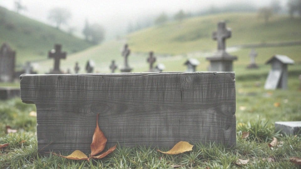 Jak długo wytrzymuje drewniany nagrobek tymczasowy?