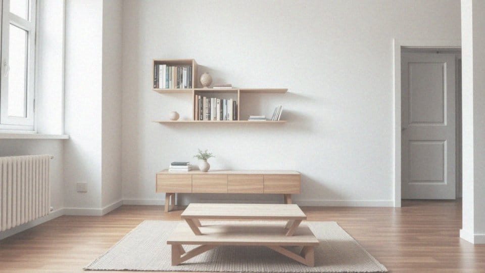 Jak zorganizować przestrzeń na książki i dekoracje w małym salonie?