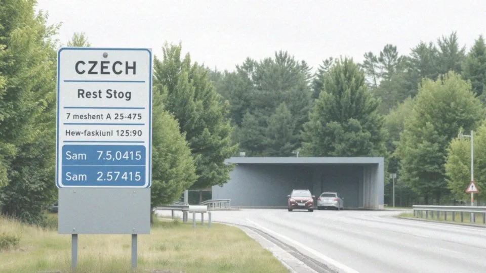 Co to jest mapa płatnych odcinków dróg w Czechach?