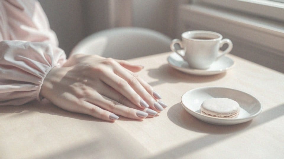 Dlaczego fioletowe paznokcie są dobrym wyborem do różowej sukienki?