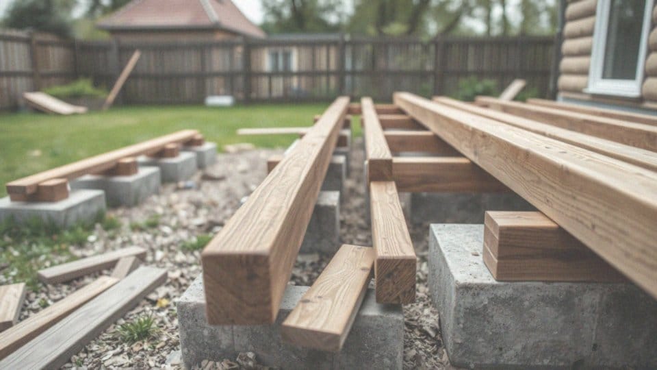 Co wpływa na dobór legarów pod taras?