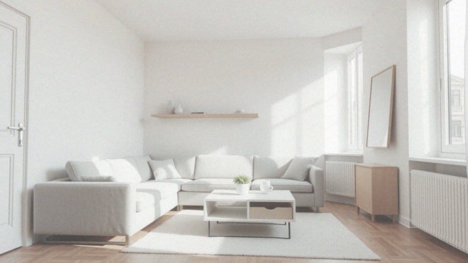 Jakie są pomysły na optymalizację przestrzeni w bardzo małym salonie?