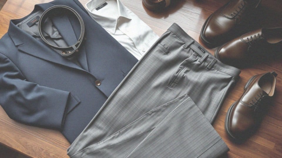 Co pasuje do szarych spodni w eleganckiej stylizacji?
