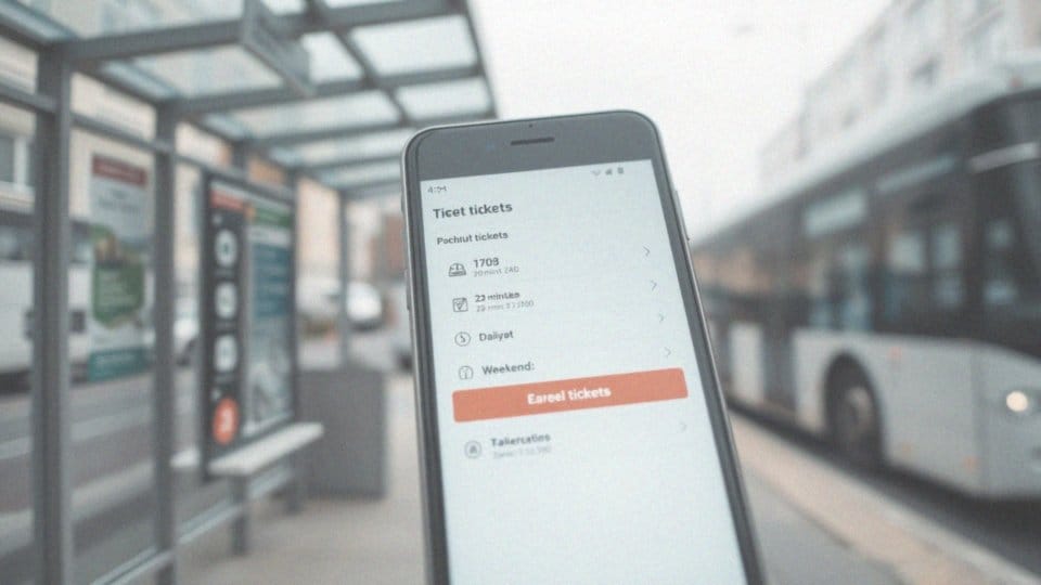 Jakie bilety czasowe można zakupić w aplikacjach mobilnych?