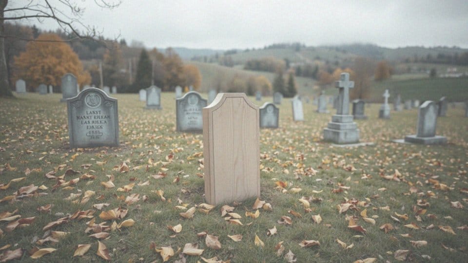 Jak zamontować drewniany nagrobek tymczasowy?