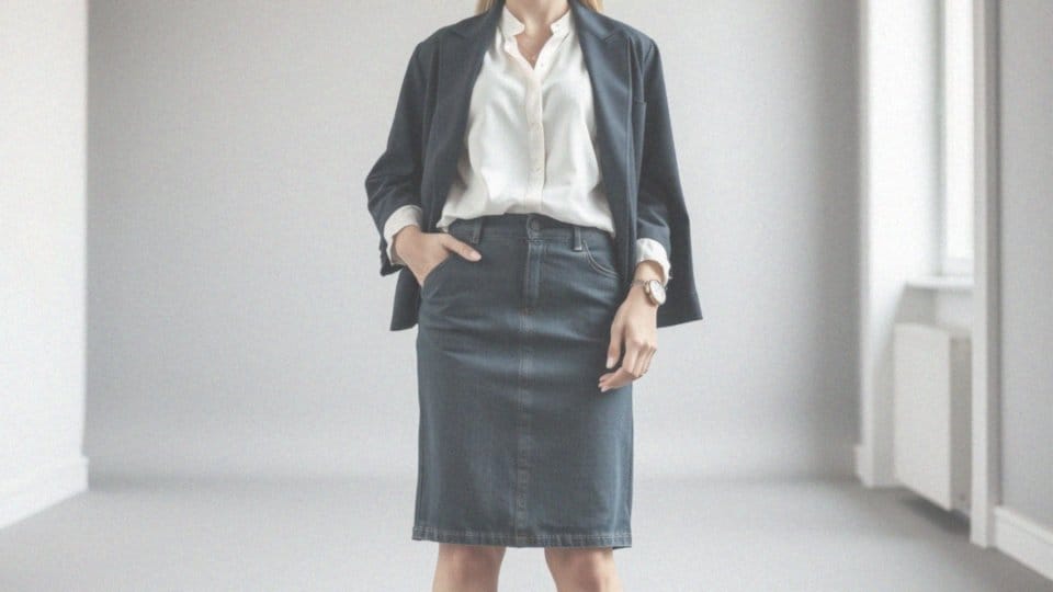 Jak stworzyć elegancką stylizację z jeansową spódnicą?
