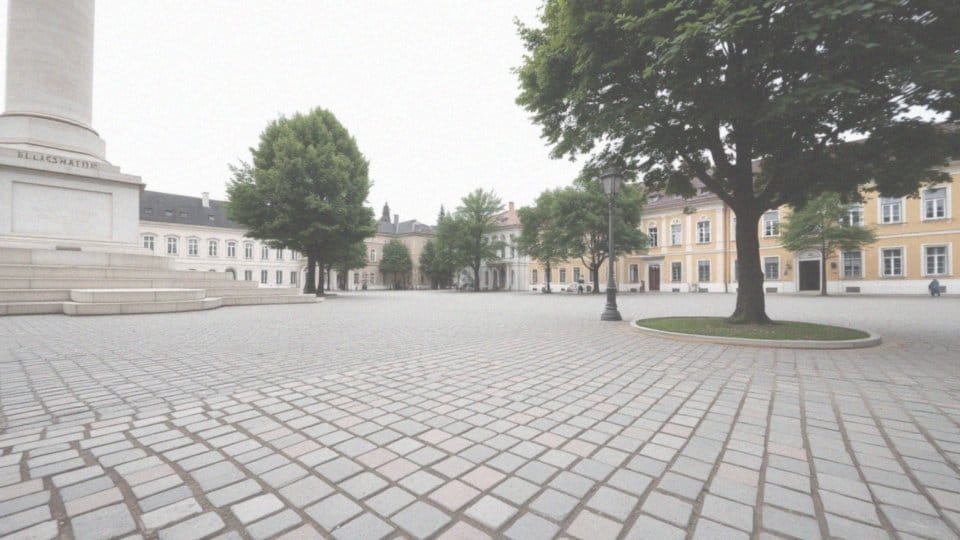 Jakie są zalety podłoża z kostki brukowej wokół pomnika?