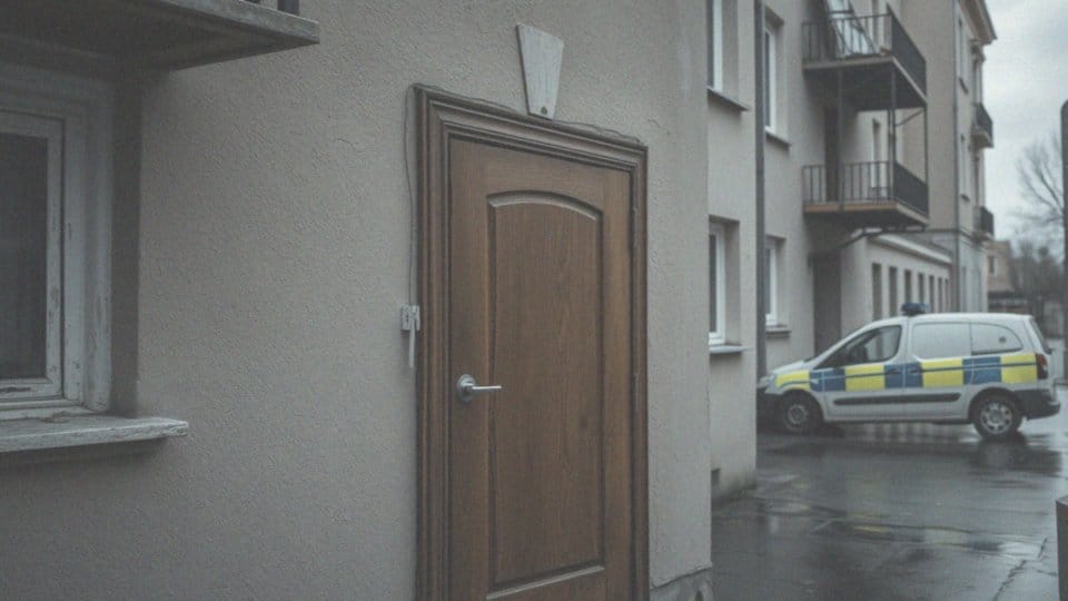 Co oznacza zagrożenie życia dla policji w kontekście wejścia do mieszkania?