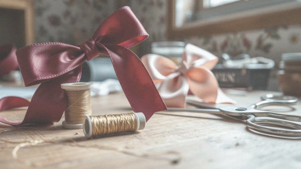 Jak zrobić podwójną kokardę ze wstążki?