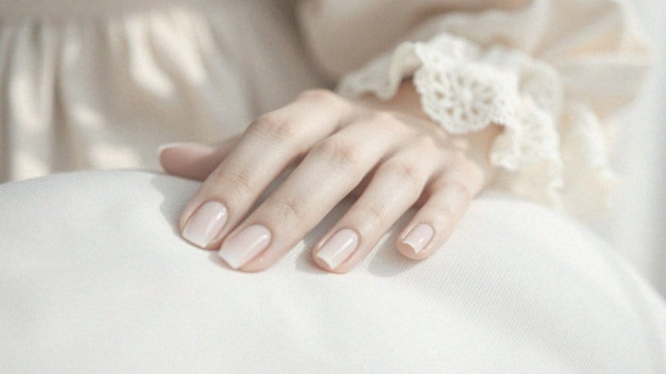 Jakie efekty paznokci są modne z białą sukienką, np. ombre?