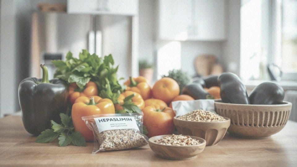 Czy Hepaslimin jest substytutem zróżnicowanej diety?