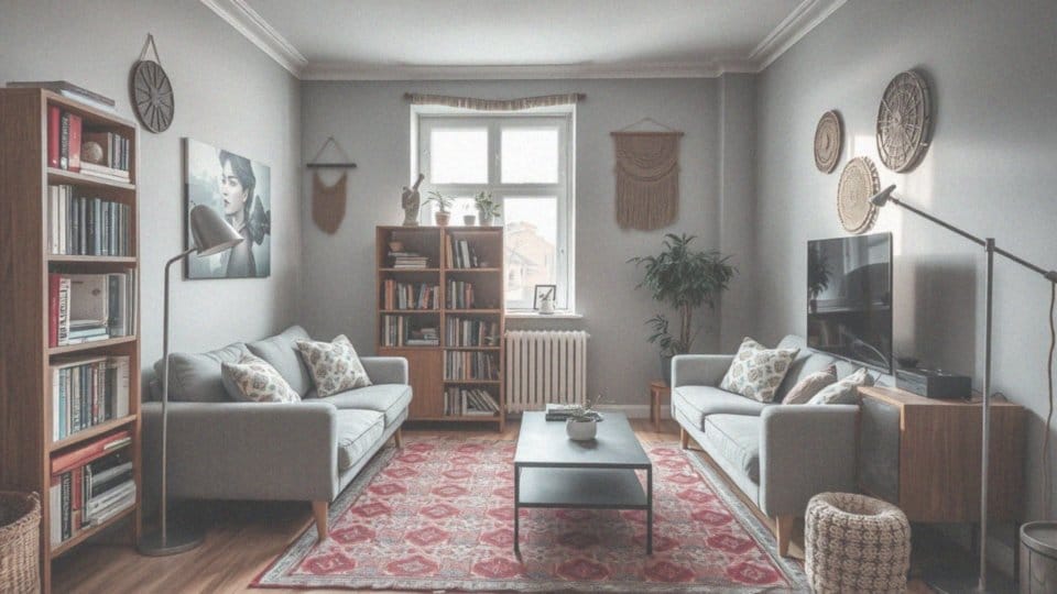 Co charakteryzuje mieszkanie 35 m² jako projekt eklektyczny?