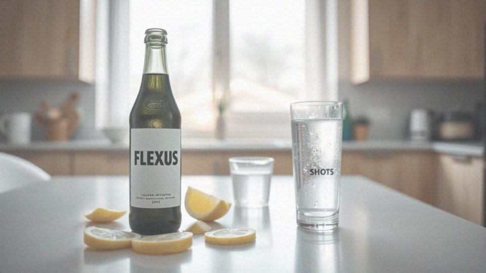 Co powoduje kwaśny posmak w ustach po przyjęciu Flexus Shots?
