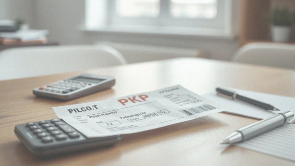 Faktura za bilet PKP a koszty – co musisz wiedzieć?