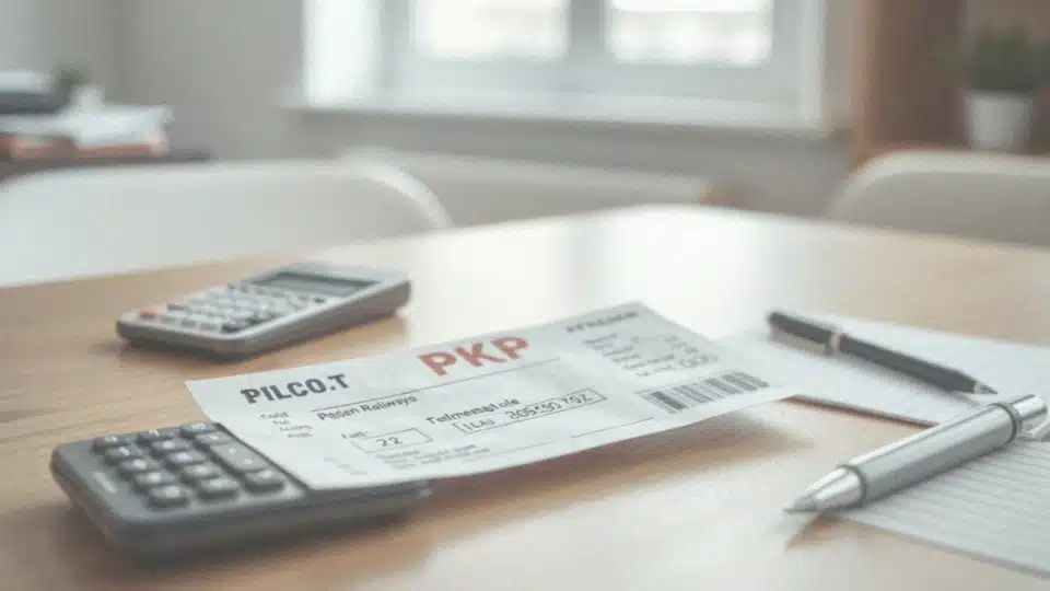 Faktura za bilet PKP a koszty – co musisz wiedzieć?