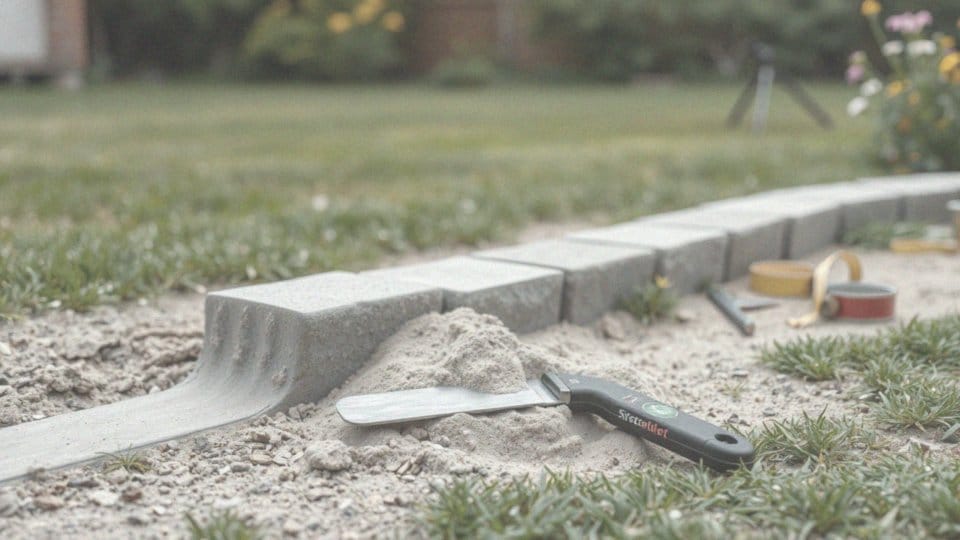 Jak osadzić obrzeża – krok po kroku do idealnego ogrodu