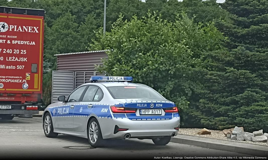 Pijana kierująca z Myszkowa zatrzymana przez policję