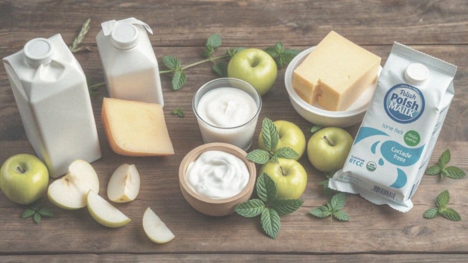 Produkty z laktozą – tabela zawartości dla osób nietolerujących